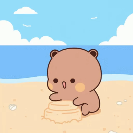 🏖 Стикер «Bubu and Dudu 16» для Telegram