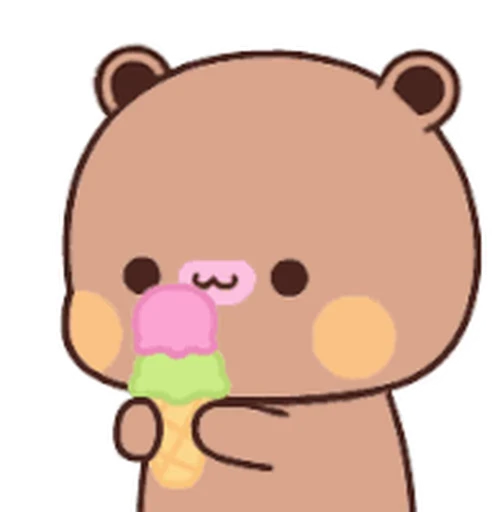 🍦 Стикер «Bubu and Dudu 16» для Telegram