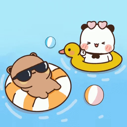 🏖 Стикер «Bubu and Dudu 16» для Telegram
