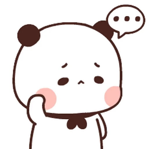 😟 Стикер «Bubu and Dudu 17» для Telegram