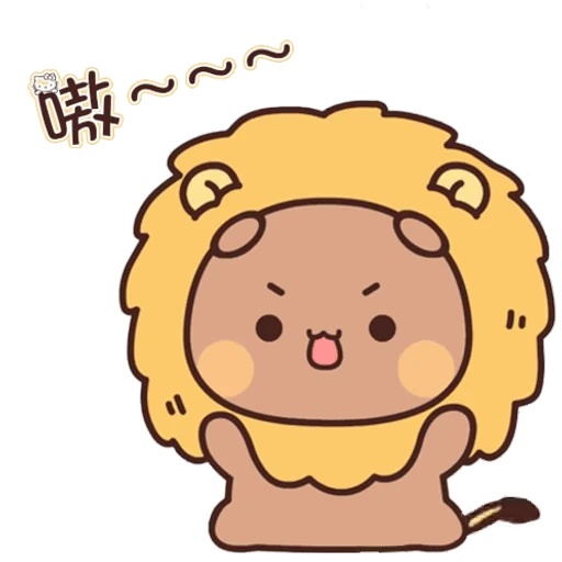 😠 Стикер «Bubu and Dudu 17» для Telegram