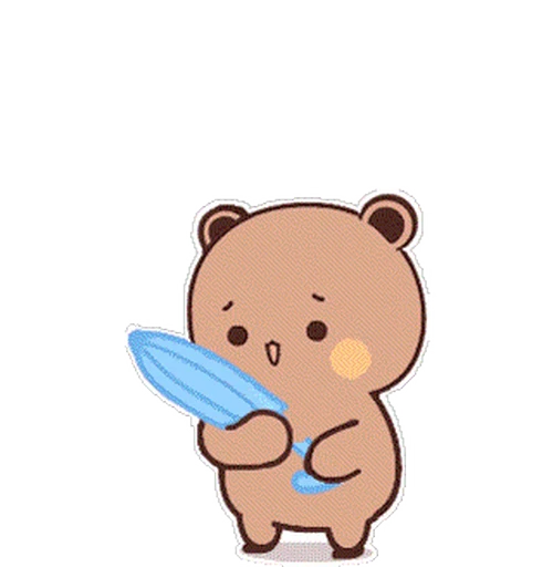 ☂️ Стикер «Bubu and Dudu 17» для Telegram