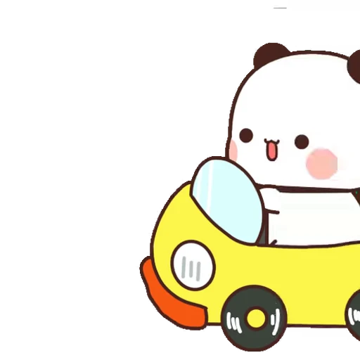 🚘 Стикер «Bubu and Dudu 17» для Telegram