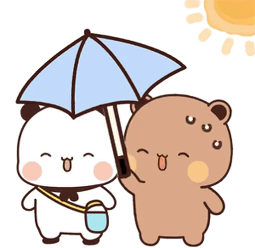 ⛱ Стикер «Bubu and Dudu 17» для Telegram