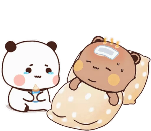 😢 Стикер «Bubu and Dudu 17» для Telegram