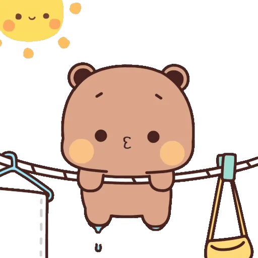 😙 Стикер «Bubu and Dudu 17» для Telegram