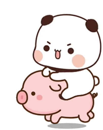 🐽 Стикер «Bubu and Dudu 17» для Telegram