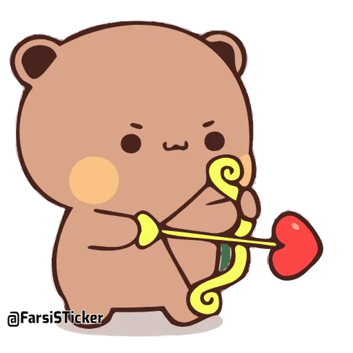 💘 Стикер «Bubu and Dudu 18» для Telegram