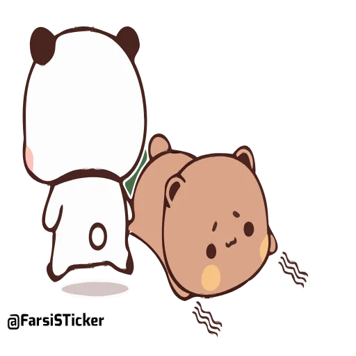 😡 Стикер «Bubu and Dudu 18» для Telegram
