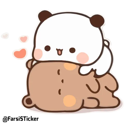 ❤️ Стикер «Bubu and Dudu 18» для Telegram
