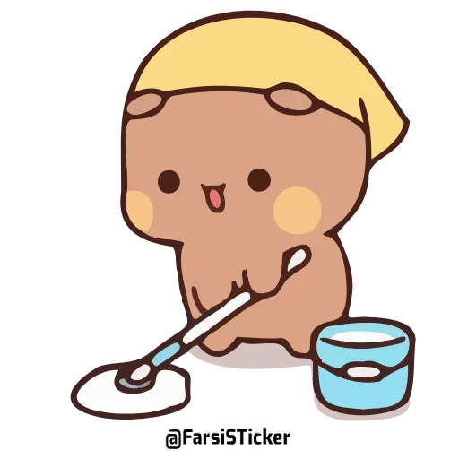🧼 Стикер «Bubu and Dudu 18» для Telegram