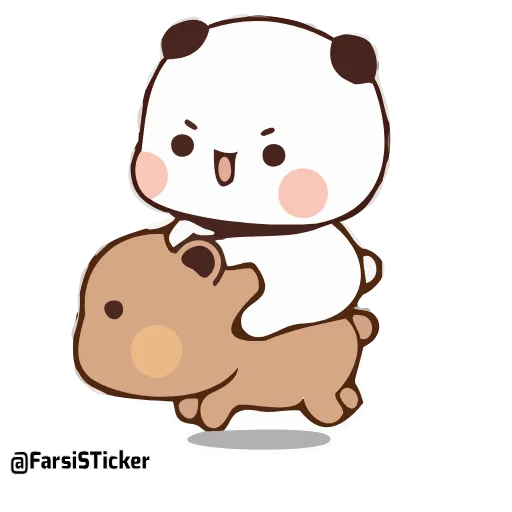 🐖 Стикер «Bubu and Dudu 18» для Telegram
