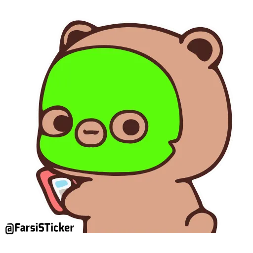 🤡 Стикер «Bubu and Dudu 18» для Telegram