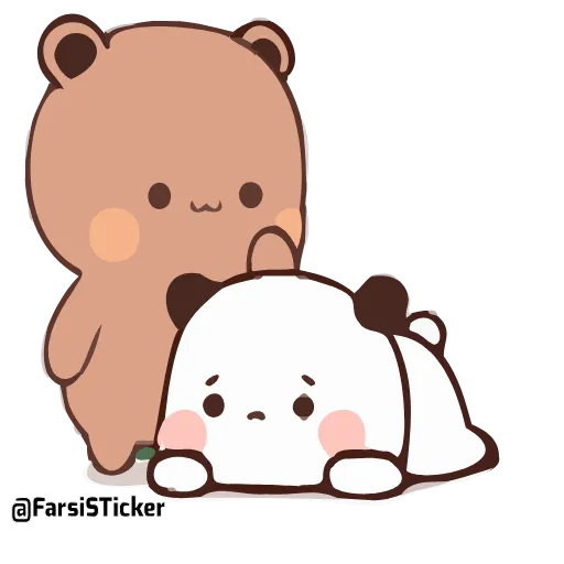 😊 Стикер «Bubu and Dudu 18» для Telegram