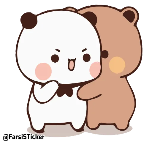 😈 Стикер «Bubu and Dudu 18» для Telegram