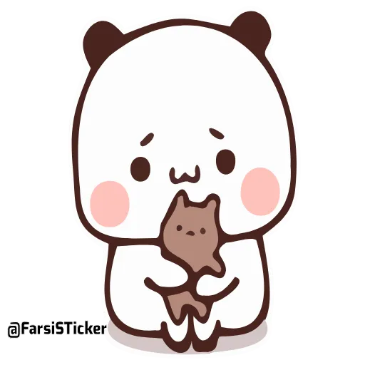 😣 Стикер «Bubu and Dudu 18» для Telegram