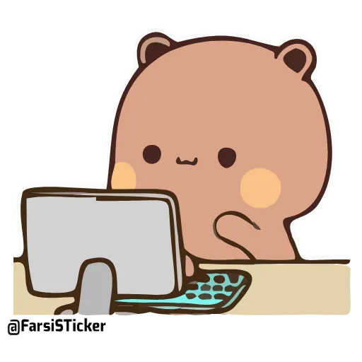 🖥 Стикер «Bubu and Dudu 18» для Telegram