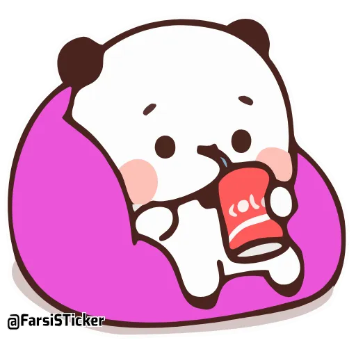 🥤 Стикер «Bubu and Dudu 18» для Telegram