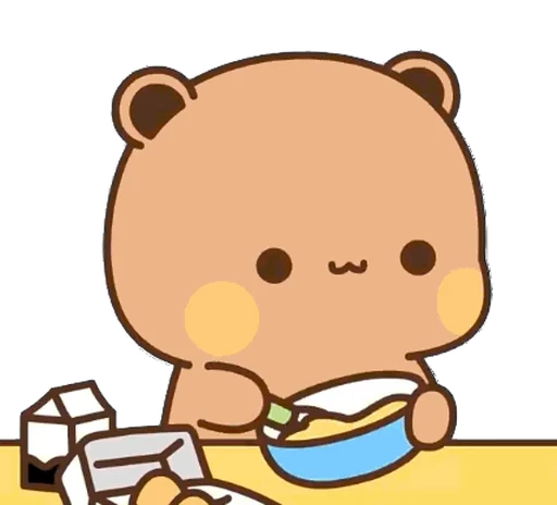 🥞 Стикер «Bubu and Dudu 19» для Telegram