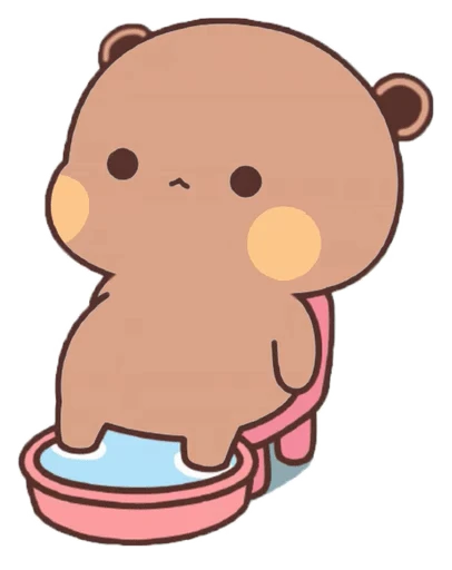 🤤 Стикер «Bubu and Dudu 19» для Telegram