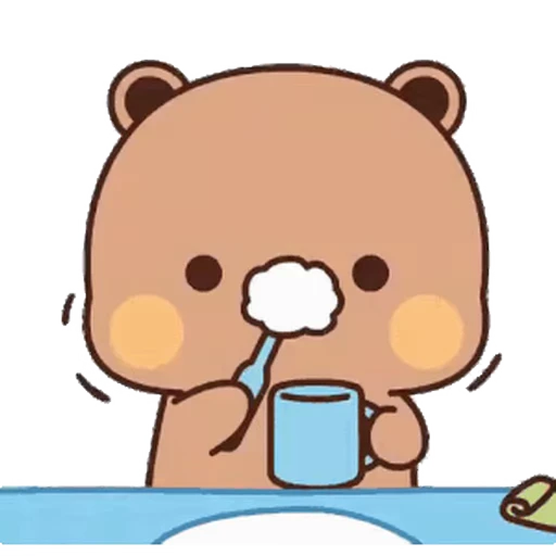 🪥 Стикер «Bubu and Dudu 19» для Telegram