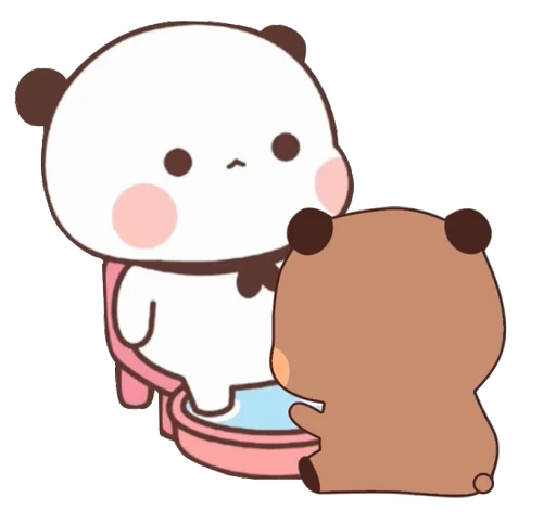 🤤 Стикер «Bubu and Dudu 19» для Telegram