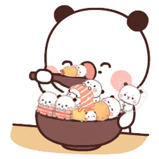 😇 Стикер «Bubu and Dudu 19» для Telegram
