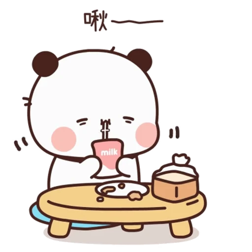 🧃 Стикер «Bubu and Dudu 19» для Telegram