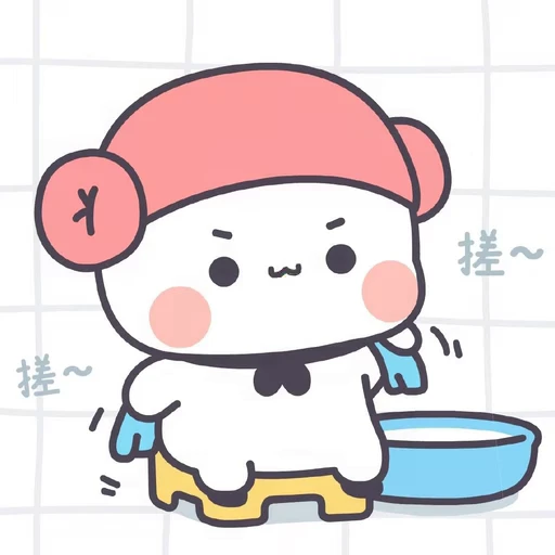 🛁 Стикер «Bubu and Dudu 19» для Telegram