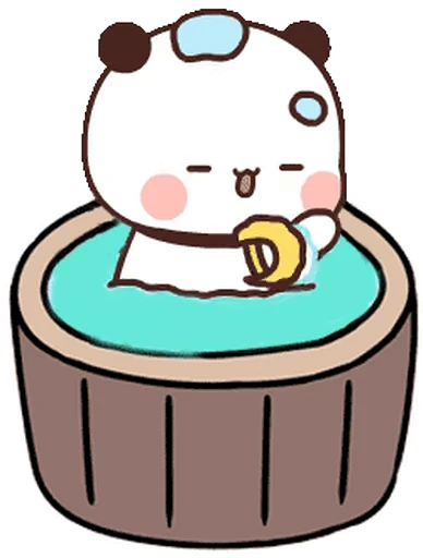 🛁 Стикер «Bubu and Dudu 19» для Telegram
