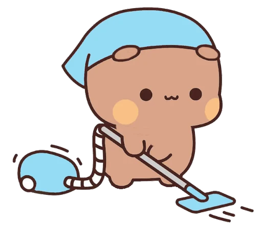 🧹 Стикер «Bubu and Dudu 19» для Telegram