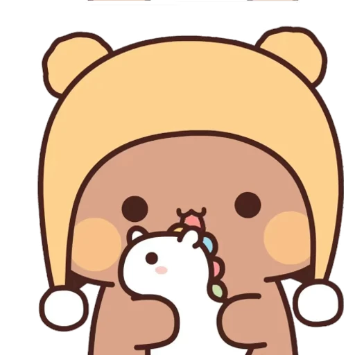🦄 Стикер «Bubu and Dudu 1» для Telegram