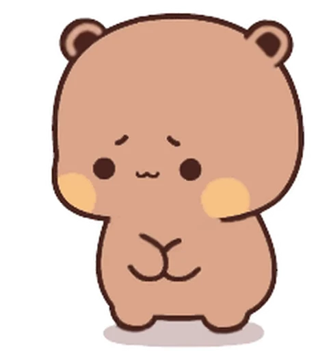 😟 Стикер «Bubu and Dudu 1» для Telegram