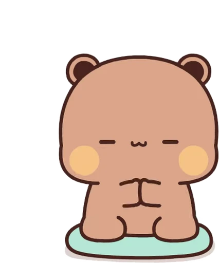 😌 Стикер «Bubu and Dudu 1» для Telegram