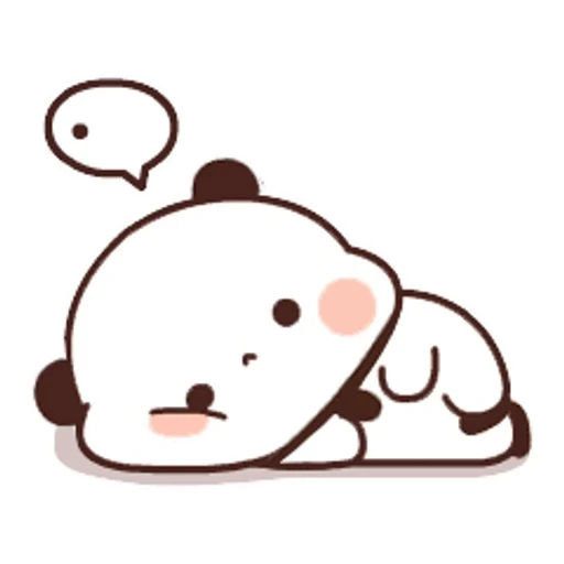 😐 Стикер «Bubu and Dudu 21» для Telegram