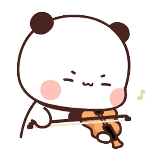 🎸 Стикер «Bubu and Dudu 21» для Telegram