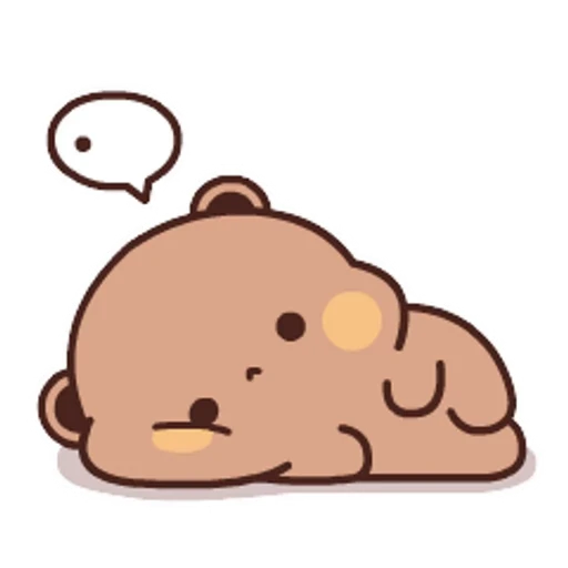 😐 Стикер «Bubu and Dudu 21» для Telegram