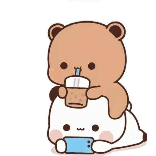😌 Стикер «Bubu and Dudu 21» для Telegram