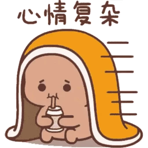 😔 Стикер «Bubu and Dudu 21» для Telegram