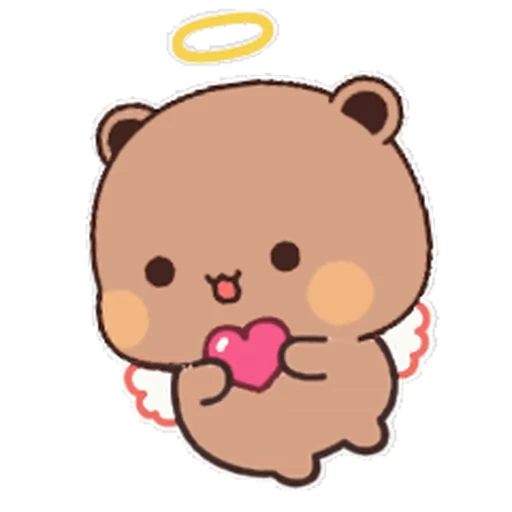 ❤️ Стикер «Bubu and Dudu 22» для Telegram