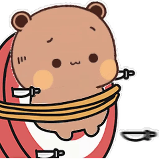 😣 Стикер «Bubu and Dudu 22» для Telegram