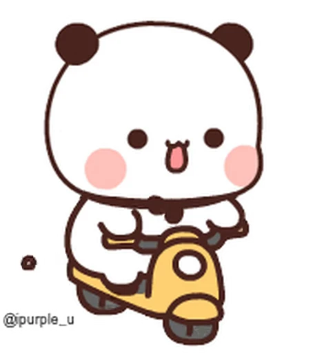 🚲 Стикер «Bubu and Dudu 22» для Telegram