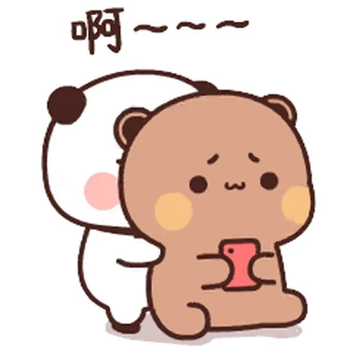 😣 Стикер «Bubu and Dudu 22» для Telegram