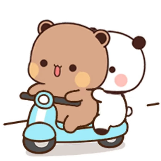 🛵 Стикер «Bubu and Dudu 22» для Telegram