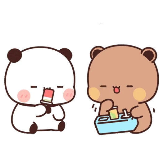 🍦 Стикер «Bubu and Dudu 23» для Telegram