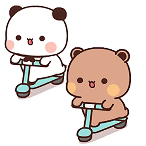 🛴 Стикер «Bubu and Dudu 23» для Telegram