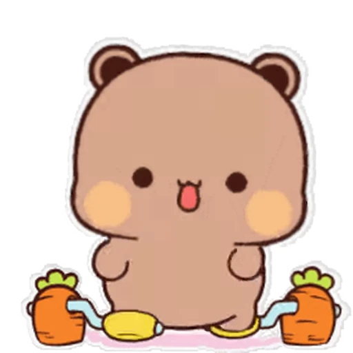 😏 Стикер «Bubu and Dudu 23» для Telegram