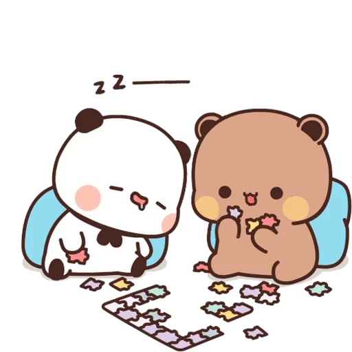 😴 Стикер «Bubu and Dudu 23» для Telegram