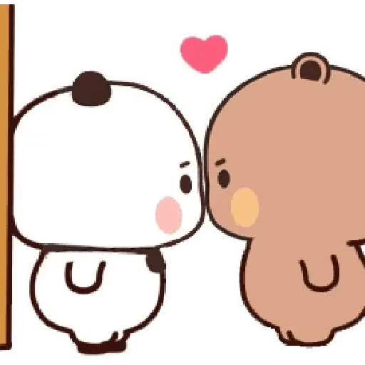 🥰 Стикер «Bubu and Dudu» для Telegram