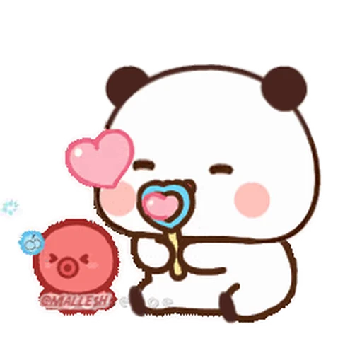 ❤️ Стикер «Bubu and Dudu» для Telegram
